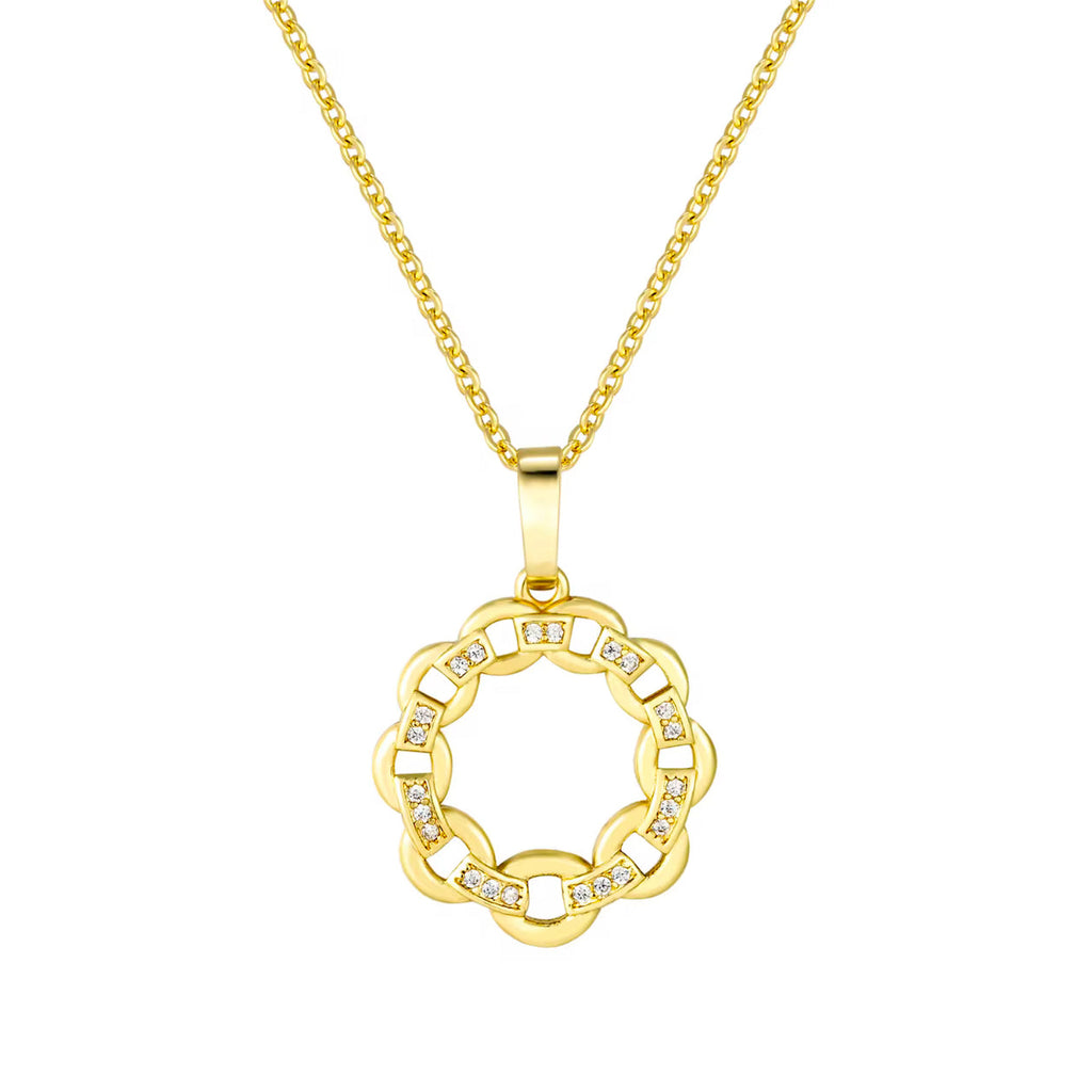 Conjunto de Joyería de Latón en Oro de 18K - Estilo Oriente Medio