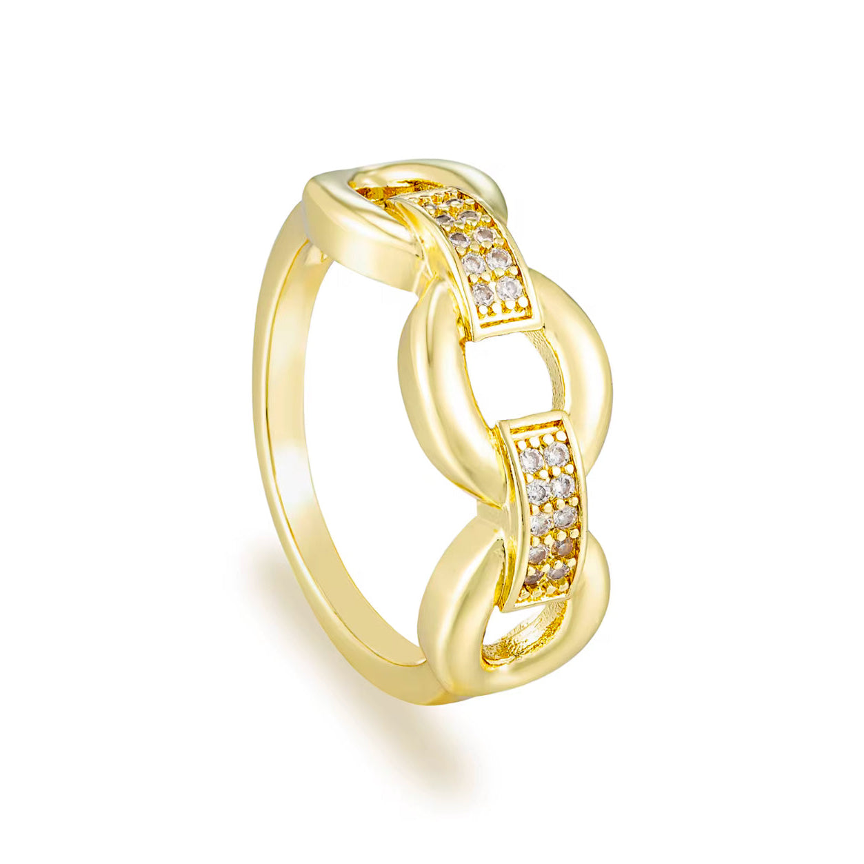 Conjunto de Joyería de Latón en Oro de 18K - Estilo Oriente Medio