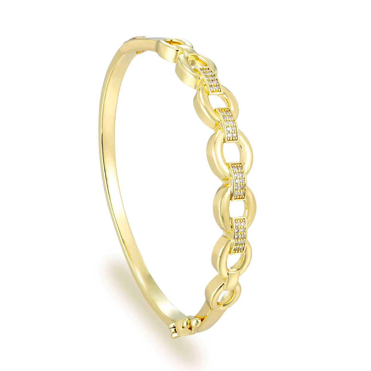 Conjunto de Joyería de Latón en Oro de 18K - Estilo Oriente Medio